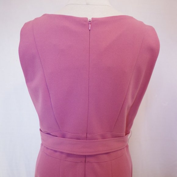 Nanette Deco Pink Floral Vibrance Dress Sz 10 - Picture 7 of 10